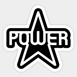 Power Star Sticker